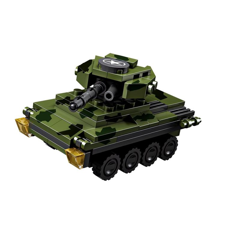 GENERICO - COGO Exploradores Militar 3 en 1 Set3019-2 De 102 Piezas