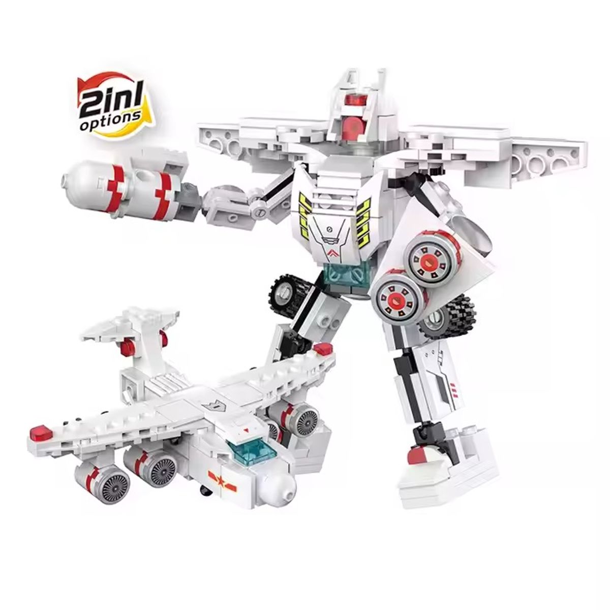 GENERICO - COGO Exploradores del Espacio 2 en 1 Set2122 De 166 Piezas