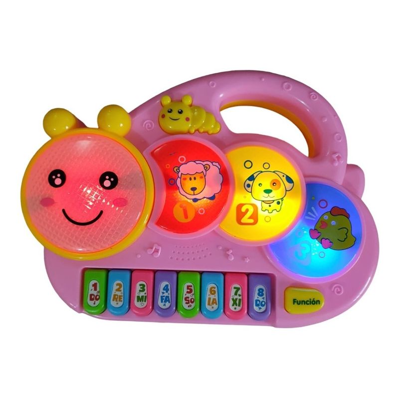 GENERICO - Teclado Juguete Musical Luces Intermitentes Sonidos Animales
