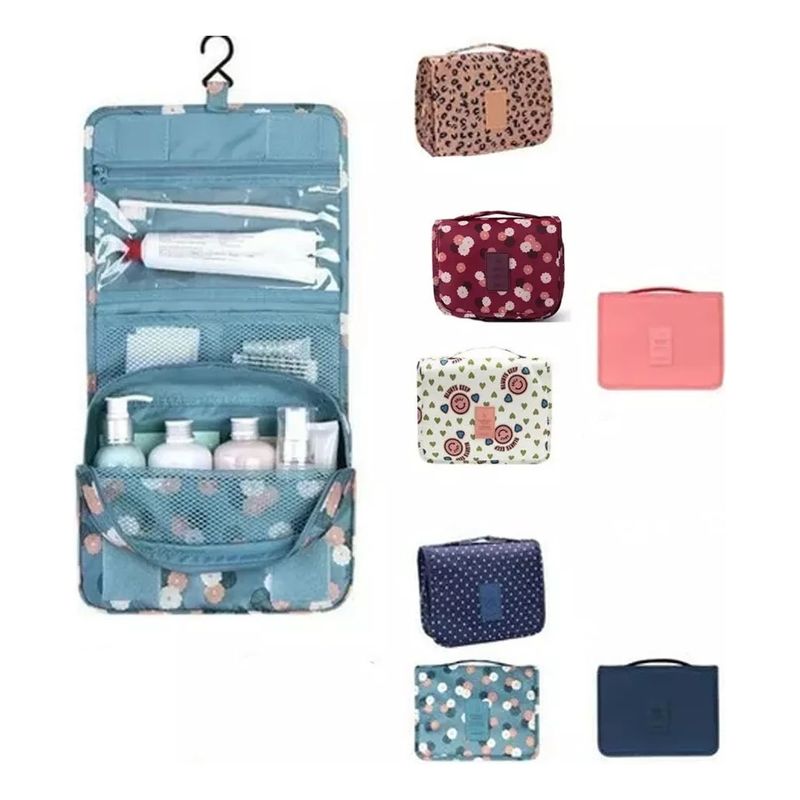 GENERICO - Organizador Maquillaje Cosmetiquera Neceser Gancho Viaje