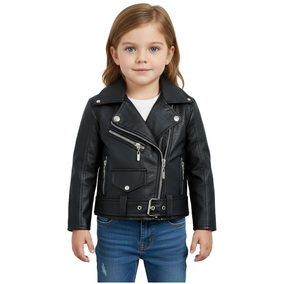 SACATE - Chaqueta para niño en cuero Tex - OR