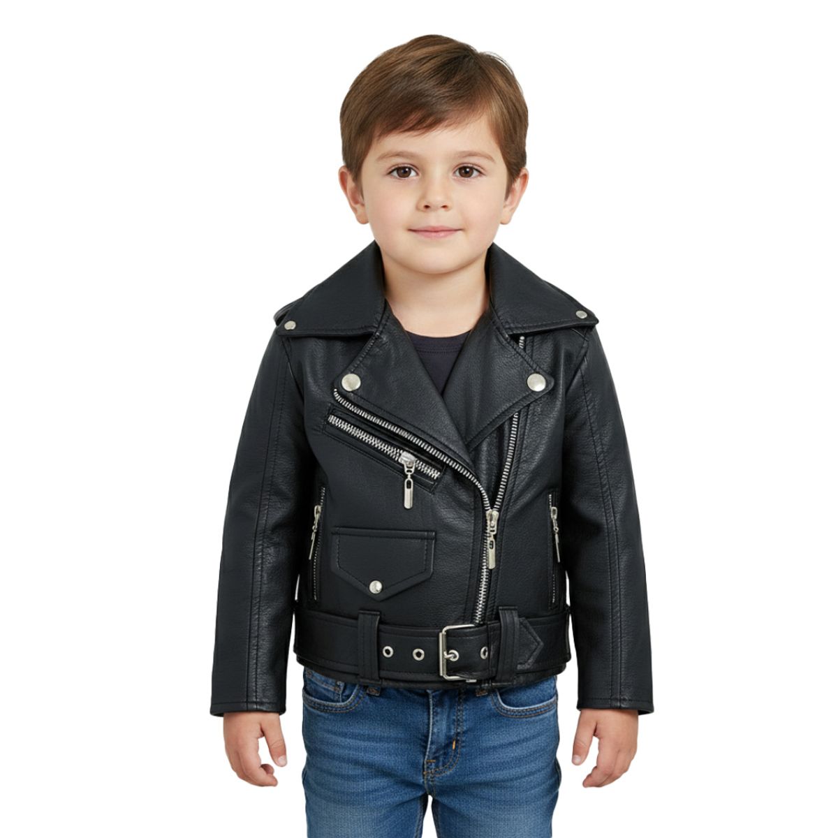 SACATE - Chaqueta para niño en cuero Tex - OR