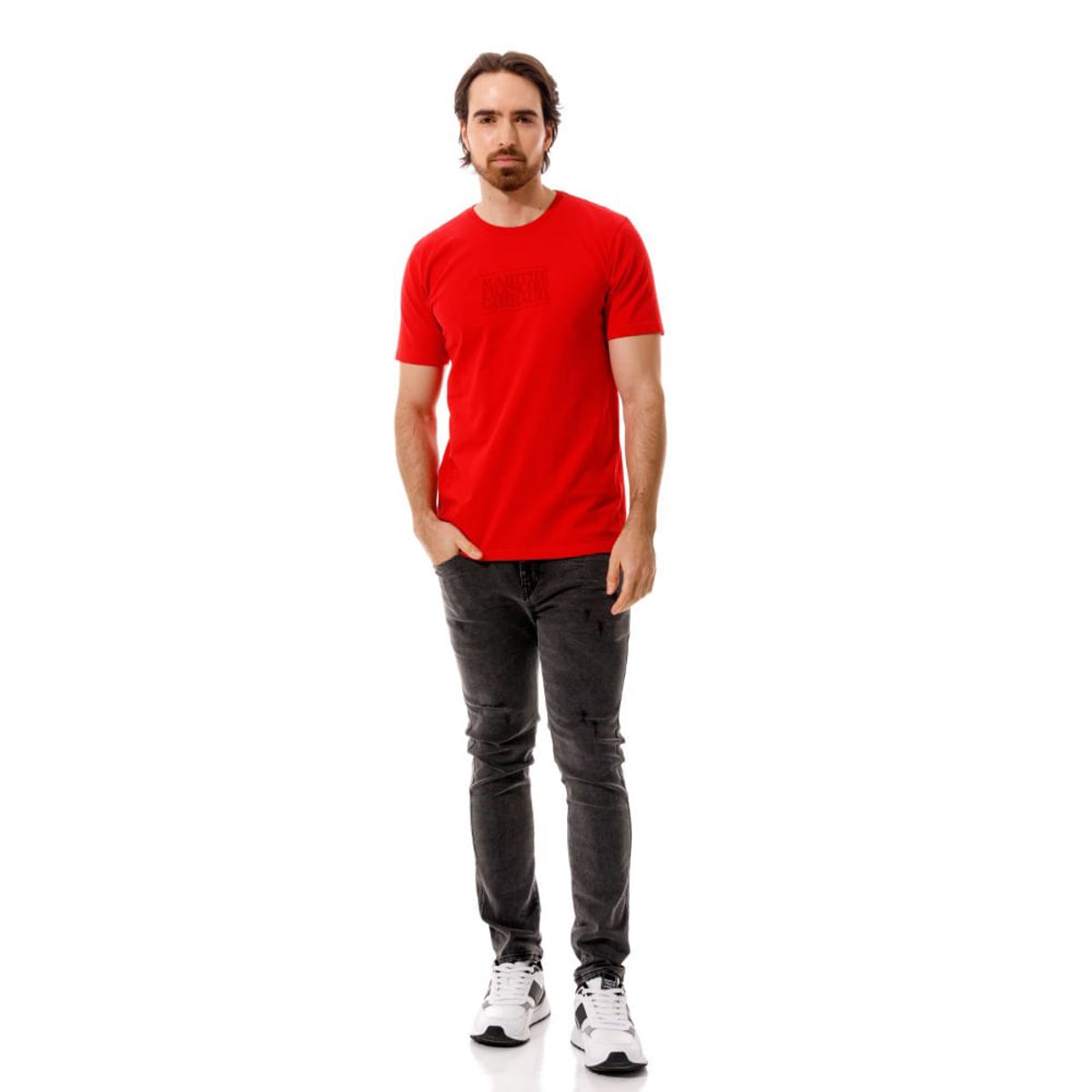 MARITHE FRANCOIS GIRBAUD - Camiseta Manga Corta Para Hombre Lunivers Girbaud