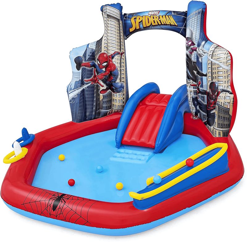 BESTWAY - Juguete Centro De Juegos Inflable Spiderman Bestway 98793