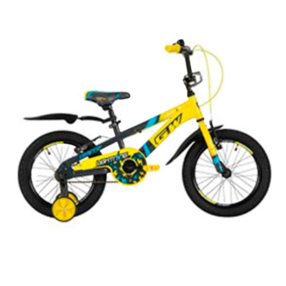 GW - Bicicleta para  niños rin 20 GW Lightning 6 a 9 años Amarillo