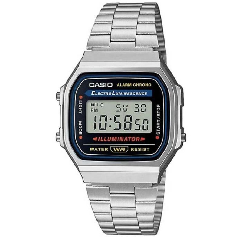 CASIO - Reloj Casio a168wa-1wdf Retro Original-Unisex
