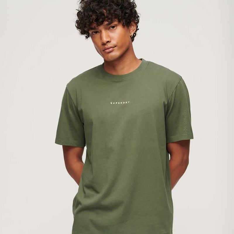 SUPERDRY - Camiseta Para Hombre Code Surplus Logo Superdry