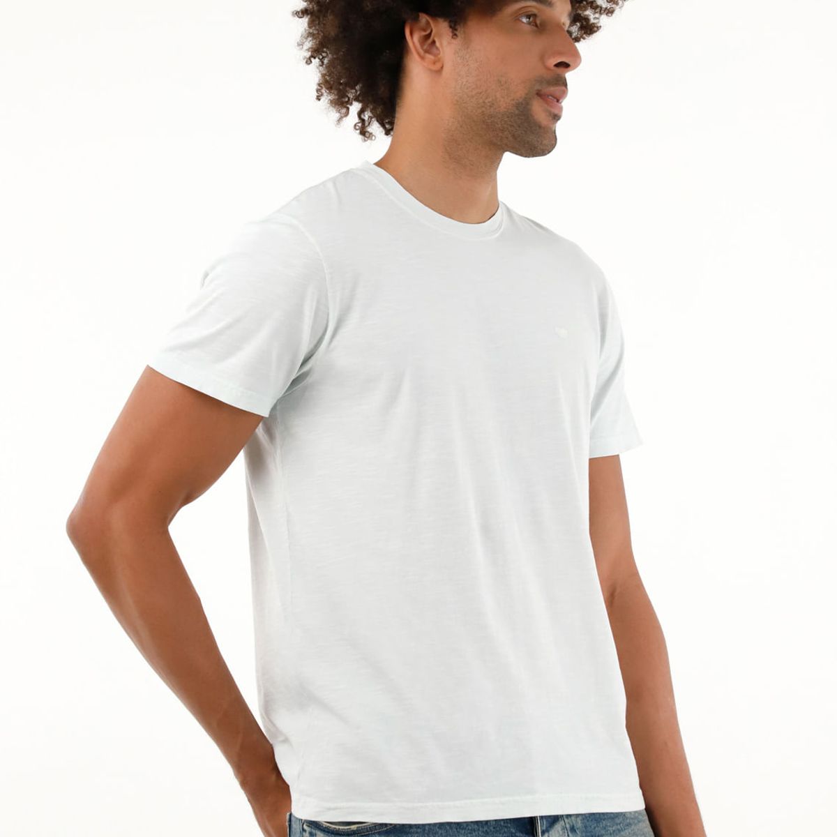 TENNIS - Camiseta manga corta azul para hombre