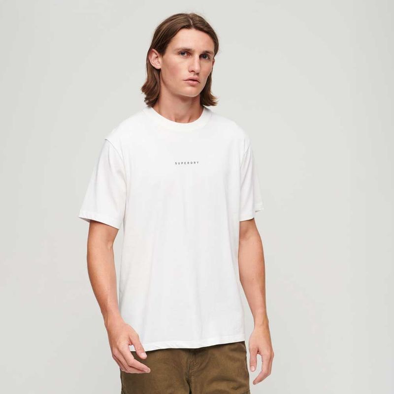 SUPERDRY - Camiseta Para Hombre Code Surplus Logo Superdry