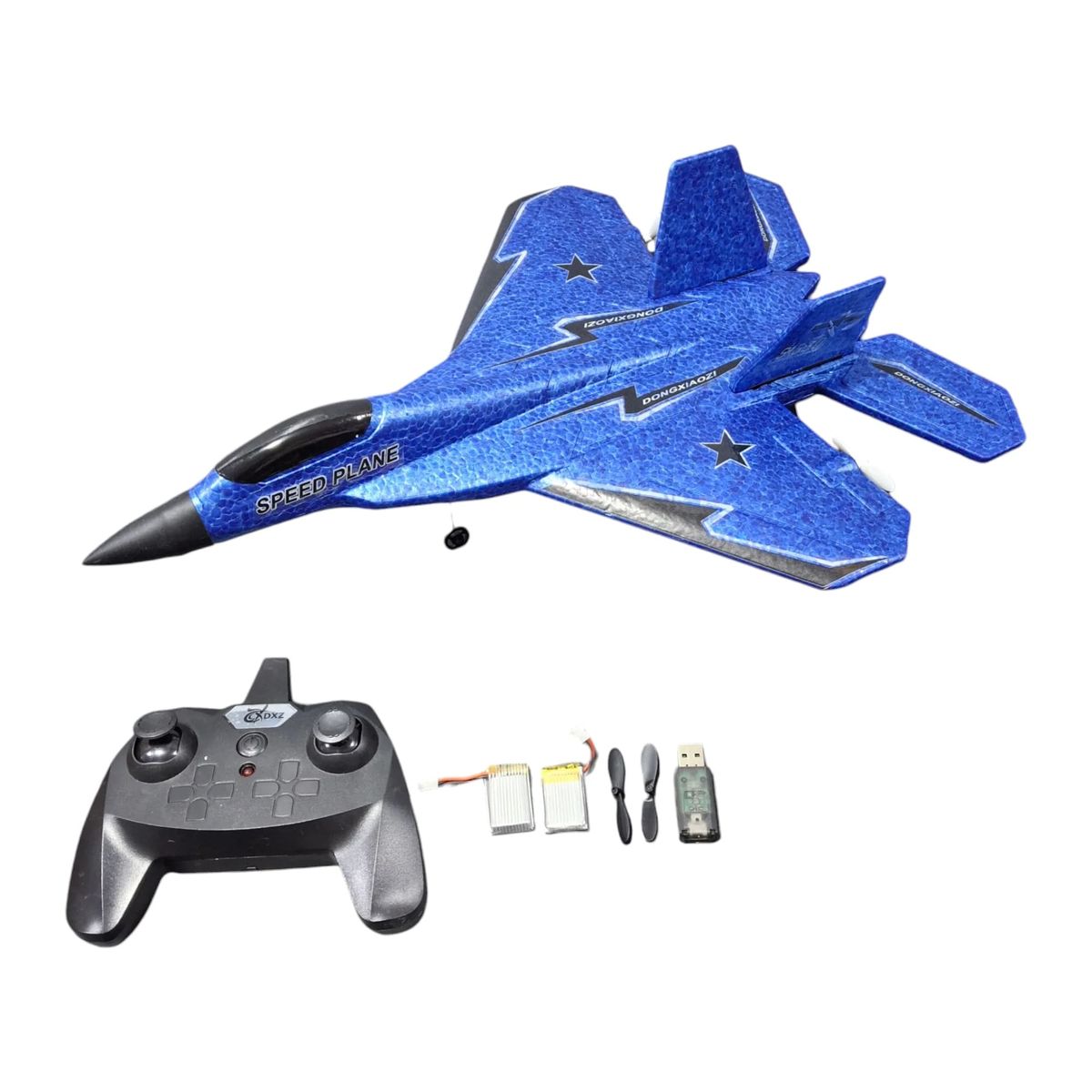 GENERICO - Mini Avión Control Remoto - Azul