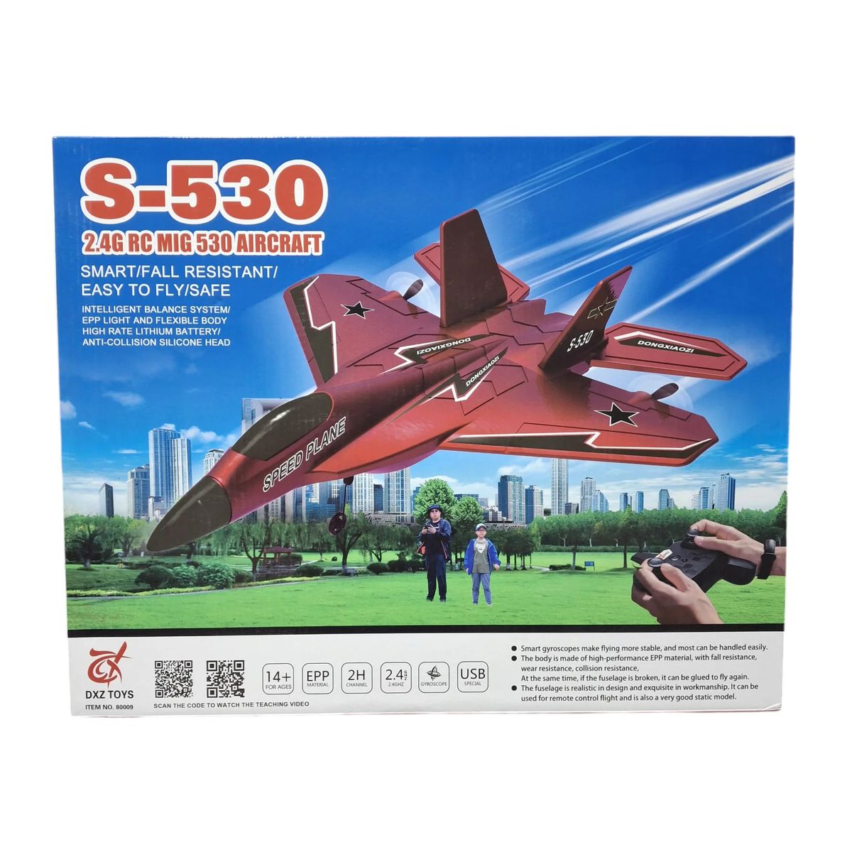 GENERICO - Mini Avión Control Remoto - Rojo