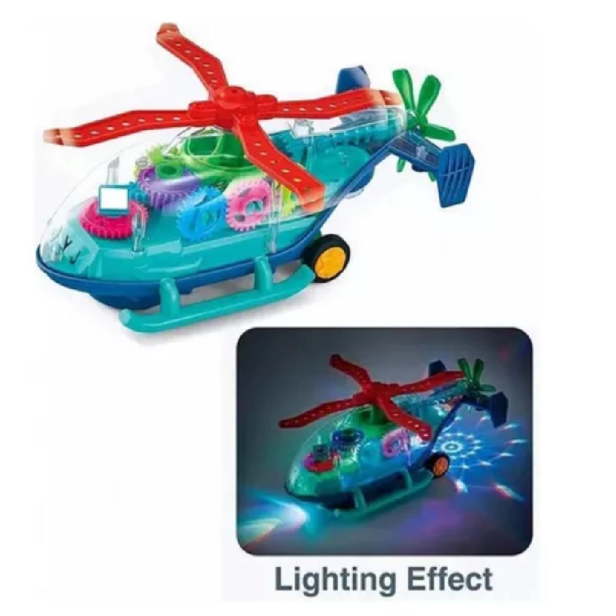 GENERICO - HELICOPTERO DE JUGUETE CON LUCES Y SONIDOS FACINANTES