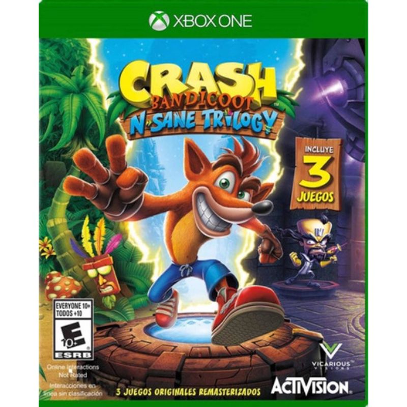 XBOX - Crash Bandicoot Nsane Trilogy Xbox One Físico