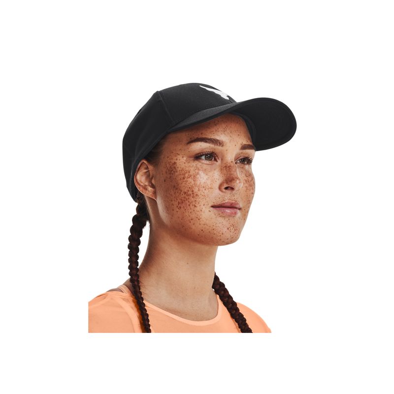 UNDER ARMOUR - Gorra Mujer Under Armour WS PROJECT ROCK SNAP Negro UNDER ARMOUR