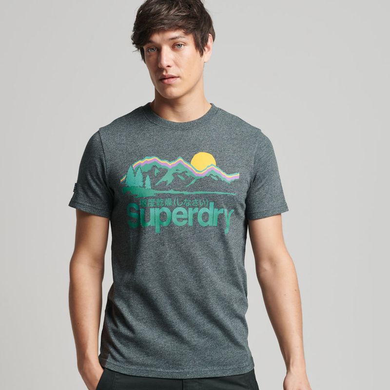 SUPERDRY - Camiseta Manga Corta Para Hombre Cl Great Outdoors Superdry