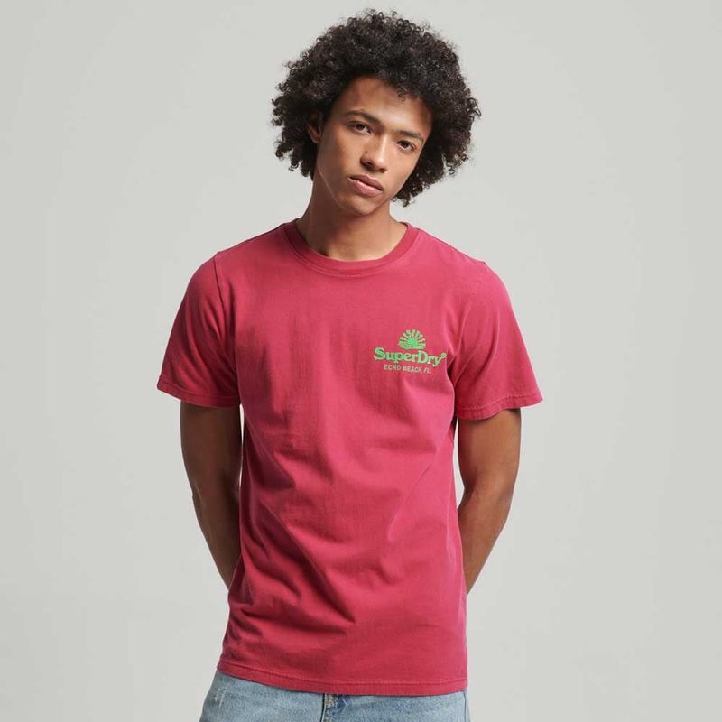 SUPERDRY - Camiseta Para Hombre Vintage Venue Neon Superdry