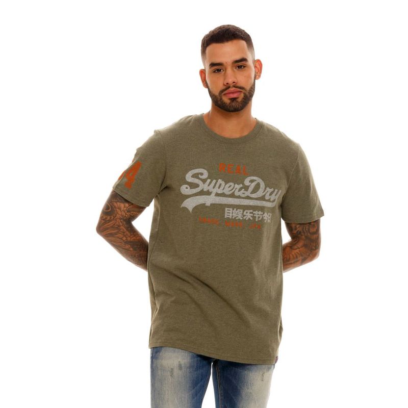 SUPERDRY - Camiseta Manga Corta Para Hombre Vintage Vl Classic Superdry