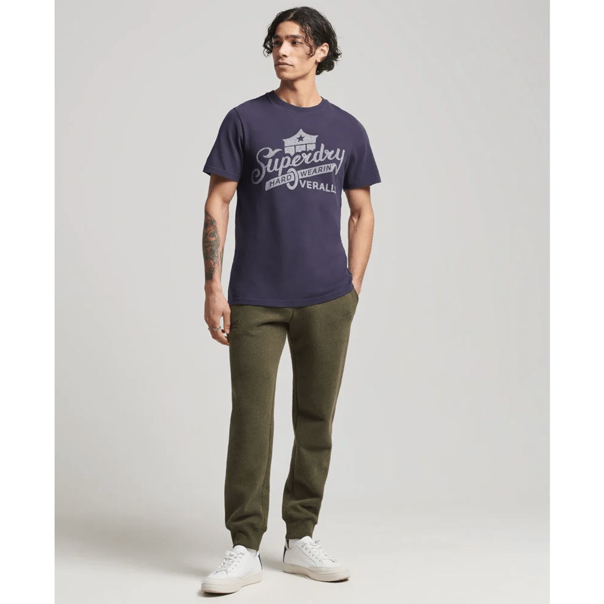 SUPERDRY - Camiseta Manga Corta Para Hombre Vintage Script Style Ww Tee Superdry