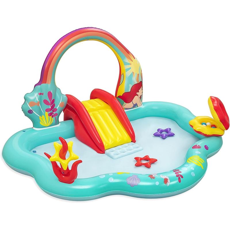 BESTWAY - Jug. Centro De Juegos Inflable Sirenita Disney Bestway 91097