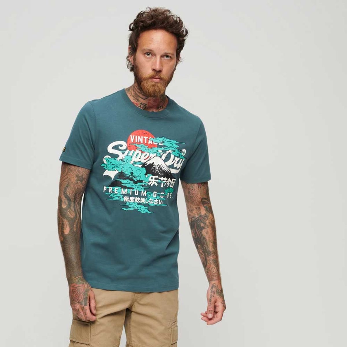 SUPERDRY - Camiseta Para Hombre Japanese Graphic Superdry