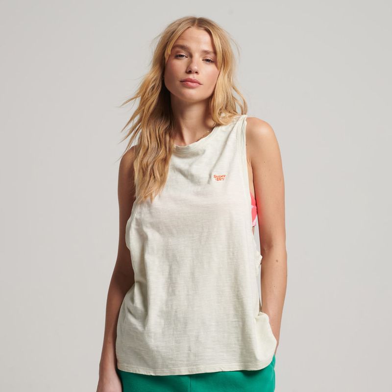 SUPERDRY - Camiseta Para Mujer Vintage Surf Tank Superdry