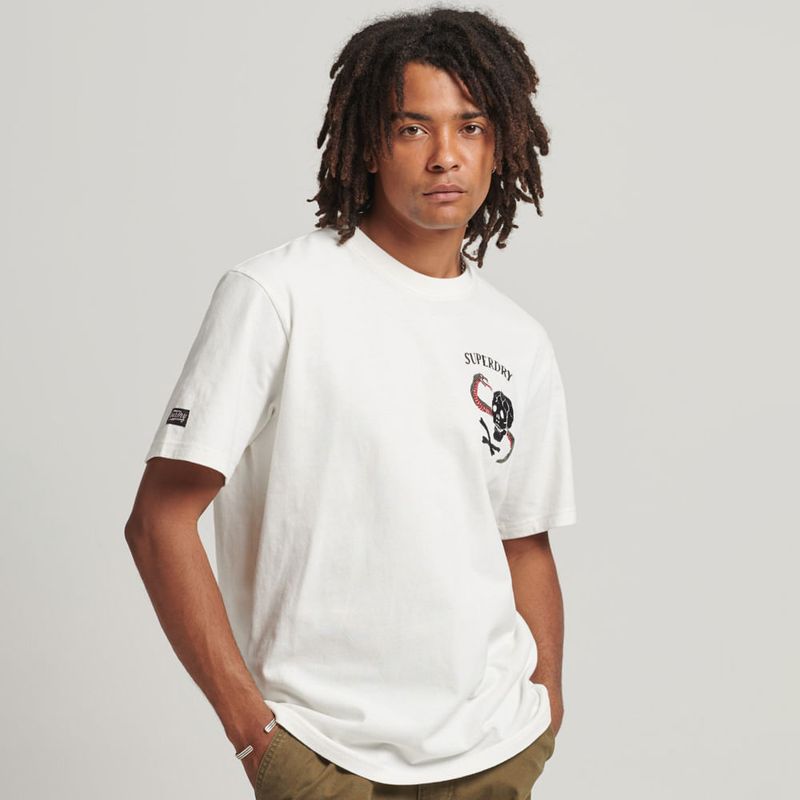 SUPERDRY - Camiseta Para Hombre Vintage Suka Graphic Superdry