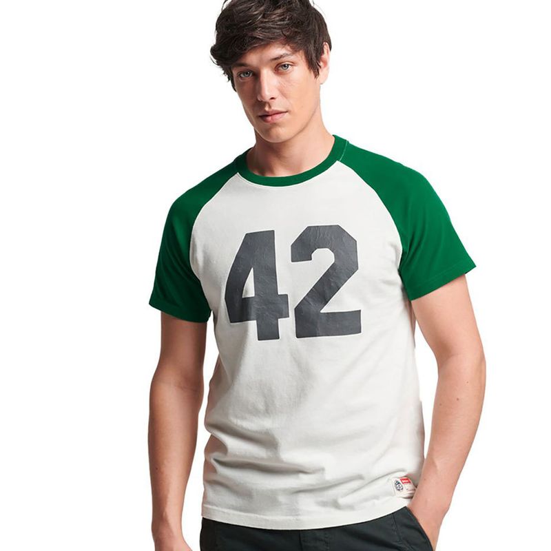 SUPERDRY - Camiseta Manga Corta Para Hombre Vintage Field College Superdry
