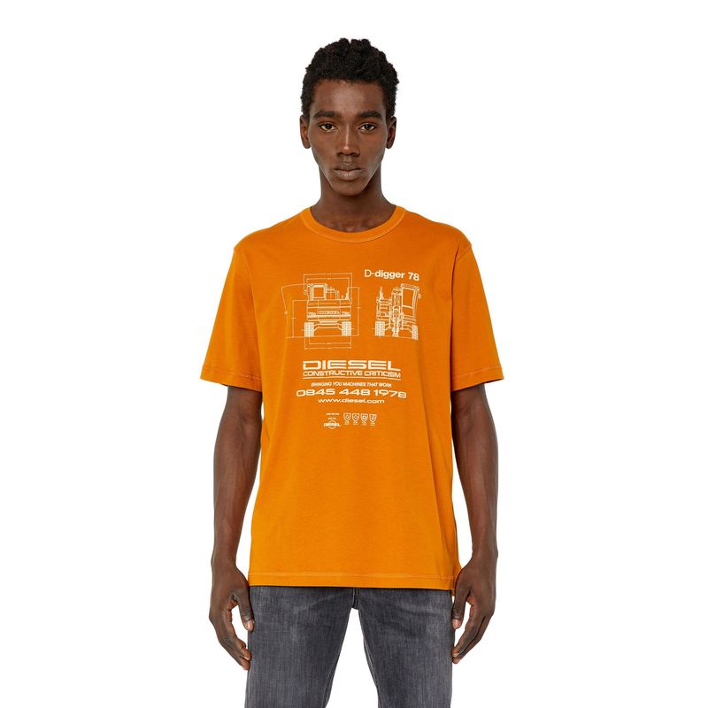 DIESEL - Camiseta Manga Corta Para hombre T Just Slits G1 288043