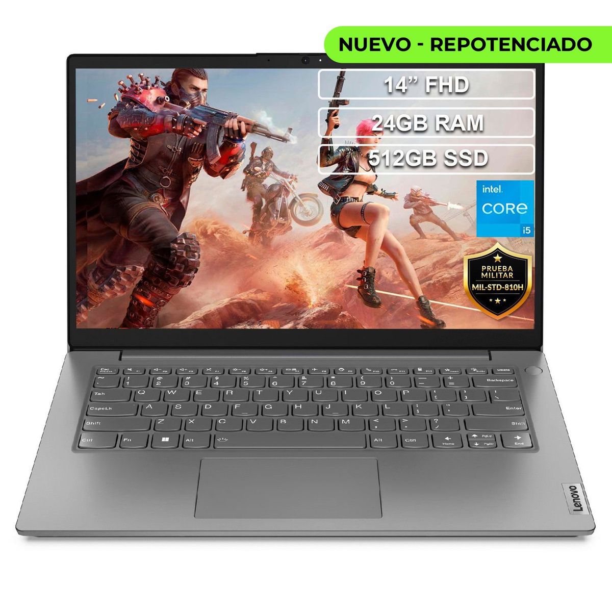 LENOVO - Portátil Lenovo V14 G4 Core i5 13420H 24GB 512GB FHD 14