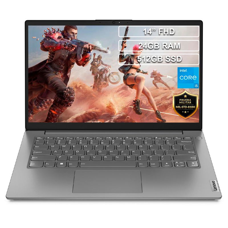 LENOVO - Portátil Lenovo V14 G4 Core i5 13420H 24GB 512GB FHD 14