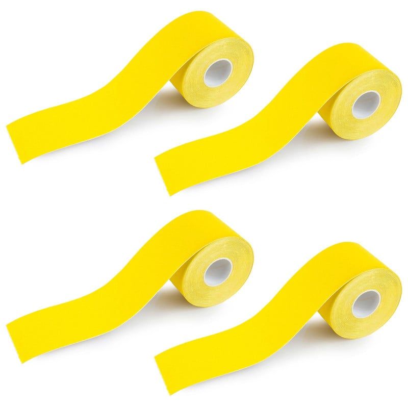 STYLE STARS - Set x4 Cinta Kinesiológica 5m Tape Deportivo Alivio Muscular