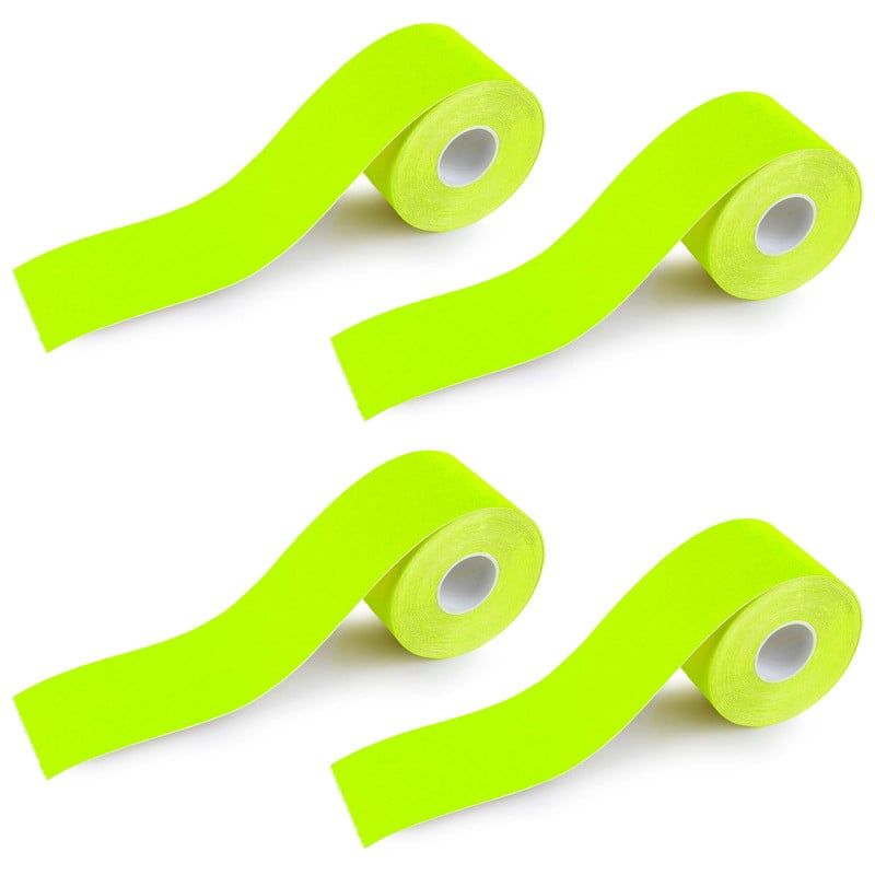 STYLE STARS - Set x4 Cinta Kinesiológica 5m Tape Deportivo Alivio Muscular