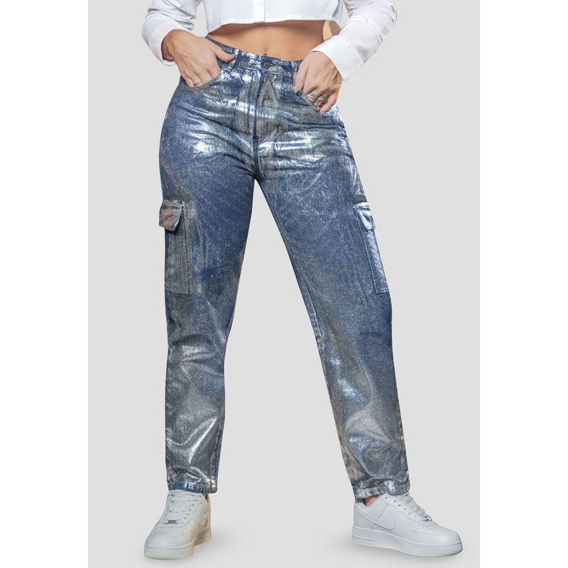 ATYPICAL - Jean Mujer Plateado Atypical 105533