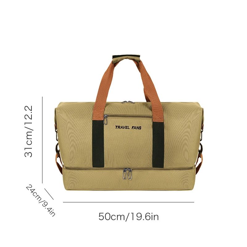 GENERICO - MALETIN BOLSO TULA LONA MALETA BOLSO VIAJE PLEGABLE IMPERMEABLE GYM