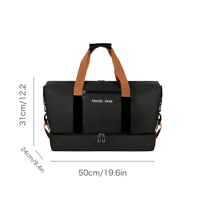 GENERICO - MALETIN BOLSO TULA LONA MALETA BOLSO VIAJE PLEGABLE IMPERMEABLE GYM