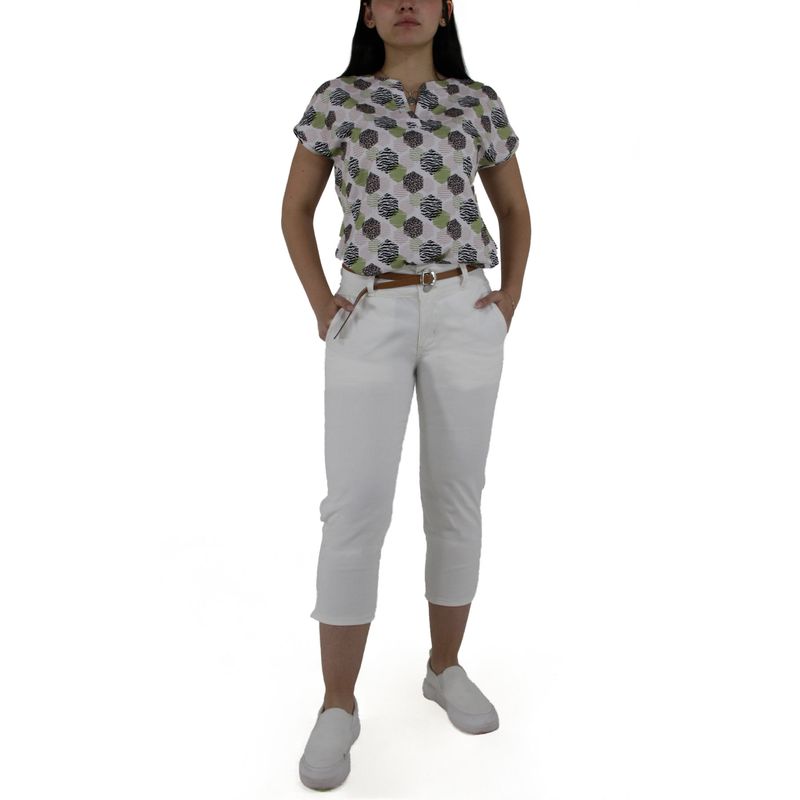 L Y H - Capri Para Mujer Blanco Marca L&H