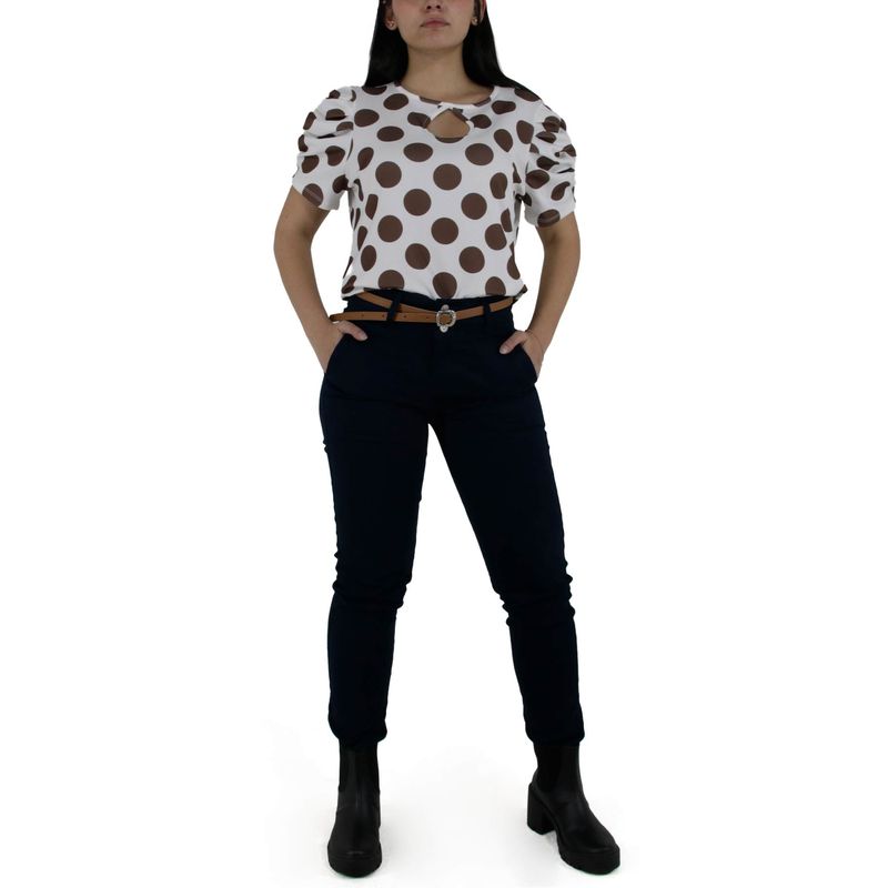 L Y H - Pantalon Para Mujer Negro Marca L&H