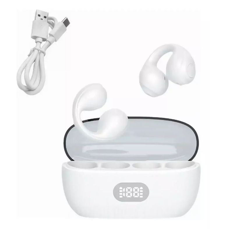 ONE PIXEL - Audífonos Bluetooth PQ3 Conducción Ósea Inalámbricos Blancos