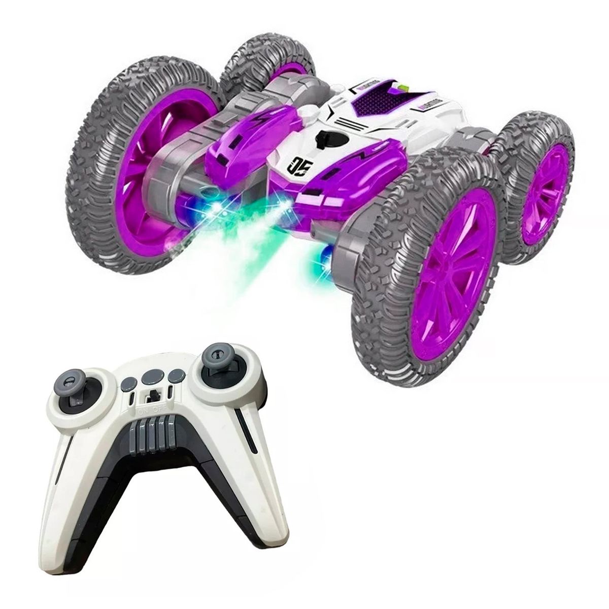 GENERICO - Carro Control Remoto Rc Acrobacias Doble Cara 360 Grados