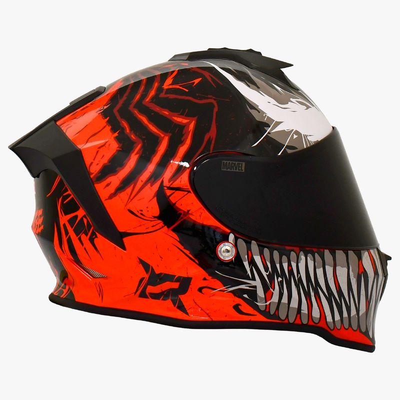 X SPORTS - CASCO X SPORTS V151 ECE2206 MARVEL CARNAGE ROJO BRILLO TLL L