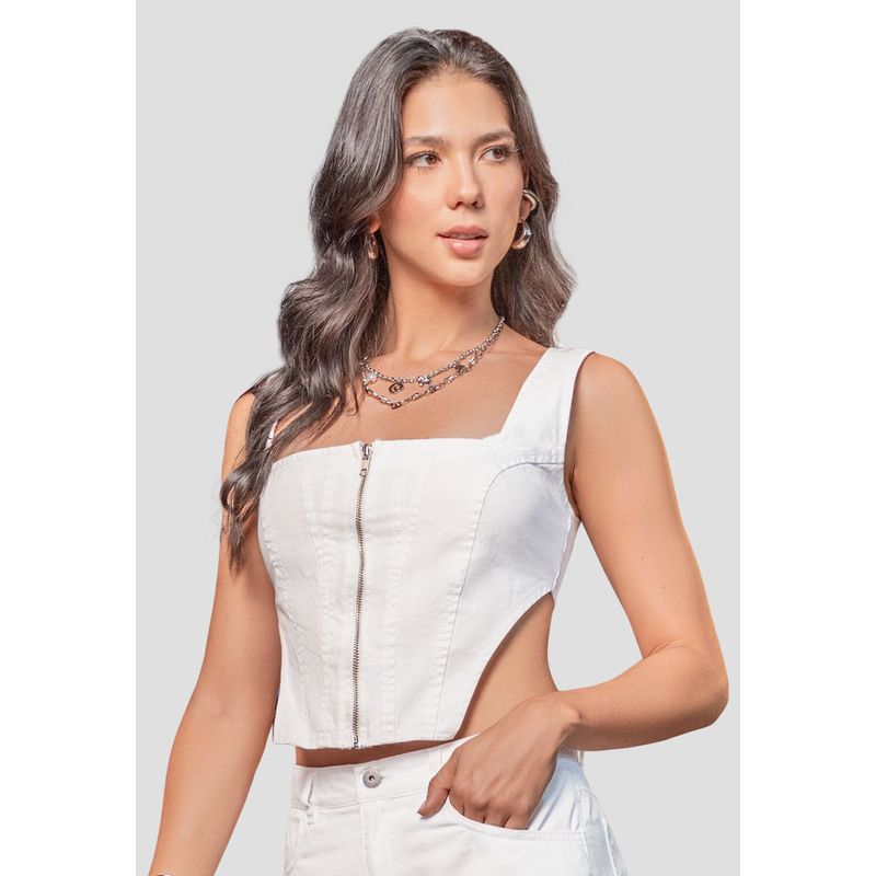 ATYPICAL - Corset Mujer Blanco Atypical 105535