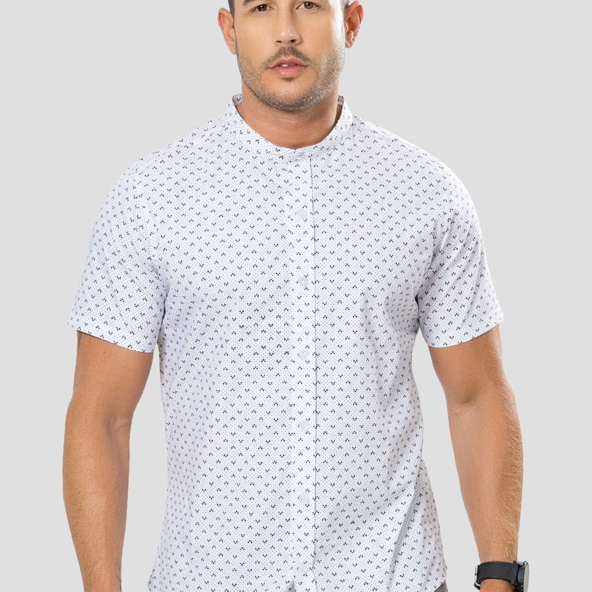 MARKETING PERSONAL - Camisa Hombre Estampado Mp 105654