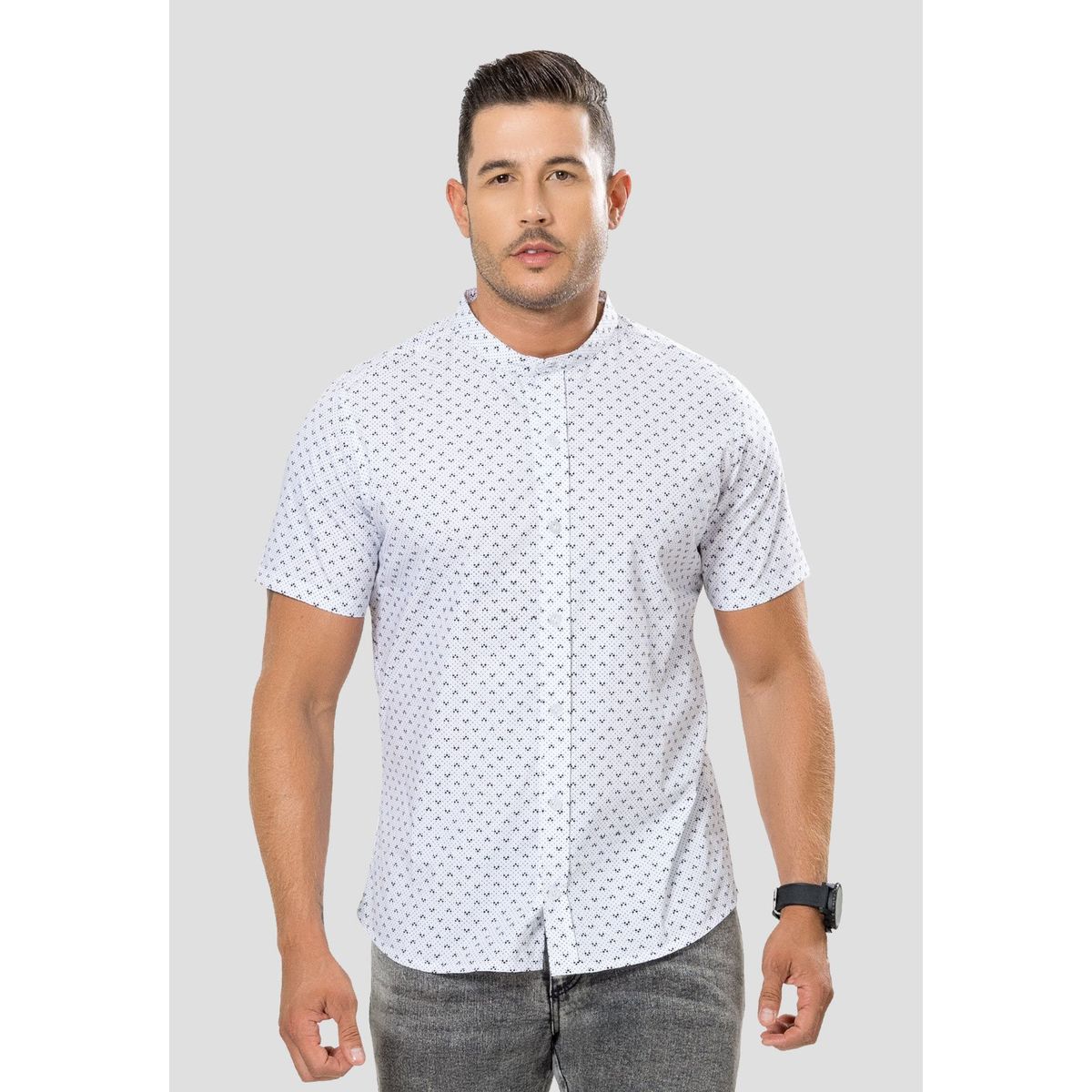 MARKETING PERSONAL - Camisa Hombre Estampado Mp 105654