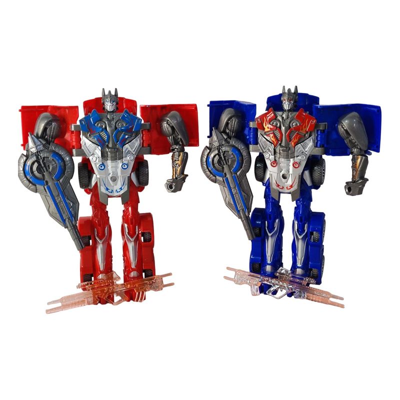 GENERICO - Juguete Camión Optimus Transformer Robot Carro Luz Sonido