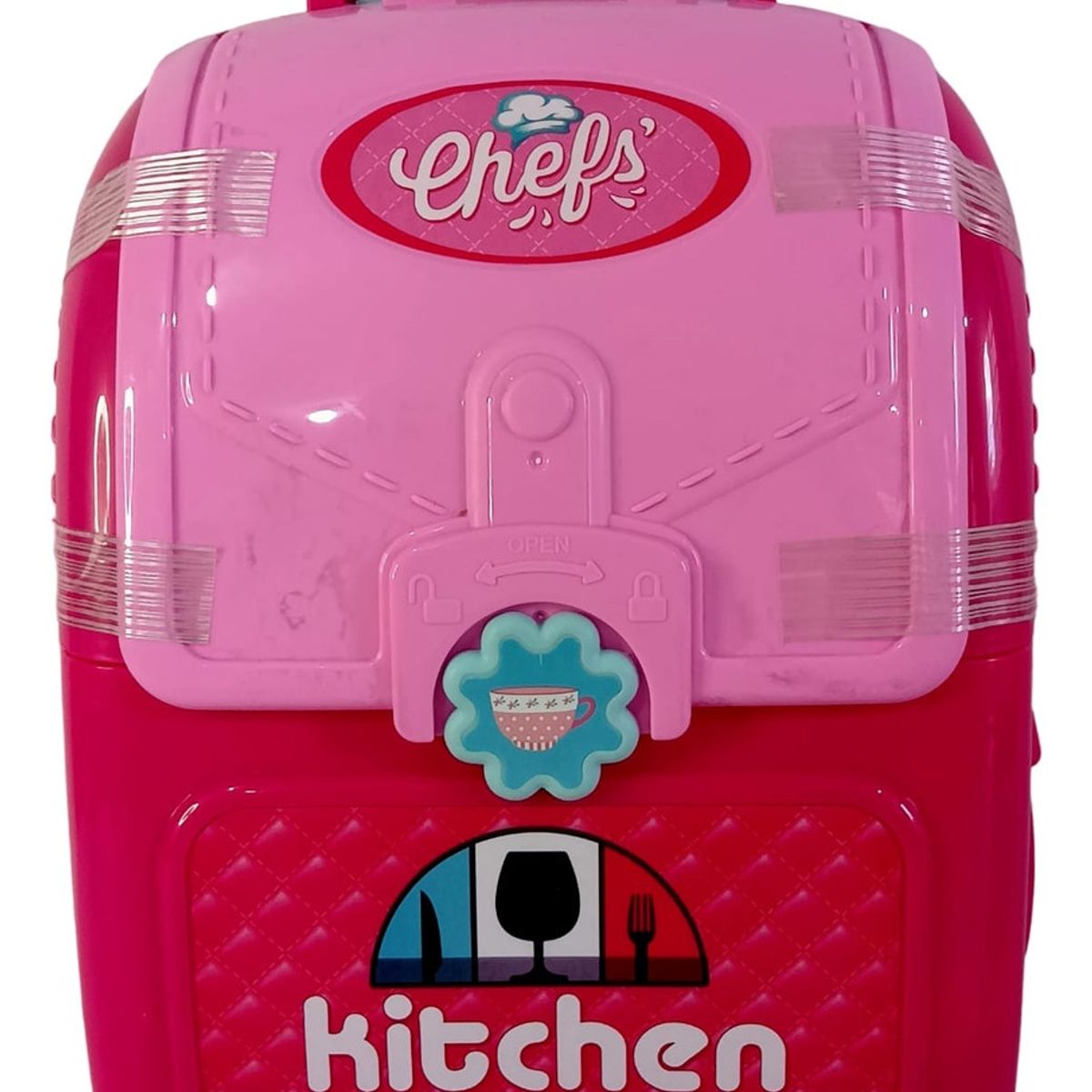 GENERICO - Juguete Infantil Mochila 2 En 1 Cocina Portátil Accesorios