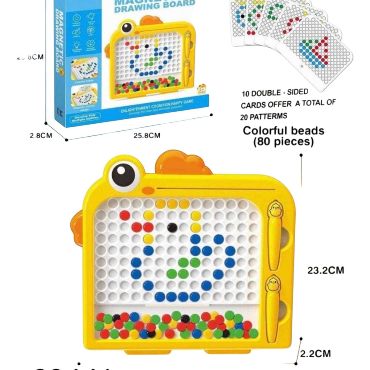 GENERICO - Tablero Dibujo Magnético Juguete Educativo Niños Bolígrafo