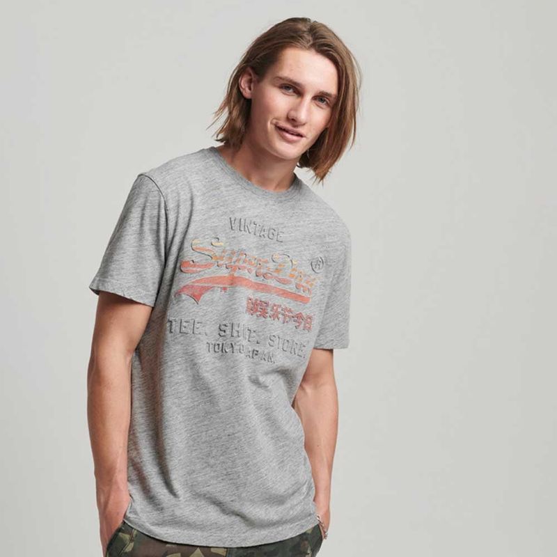 SUPERDRY - Camiseta Manga Corta Para Hombre Vintage Cali Tee Superdry