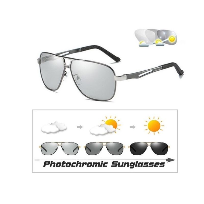 LIONA - Gafas de sol hombre fotocromaticas  UV400 Modelo A852LBS