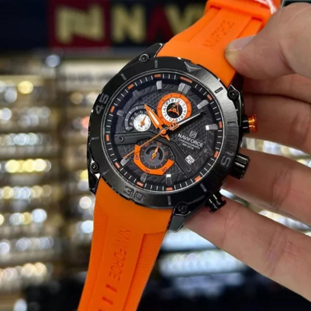 NAVIFORCE - Reloj Naviforce de Caballero Hora Analoga Pulso en resina