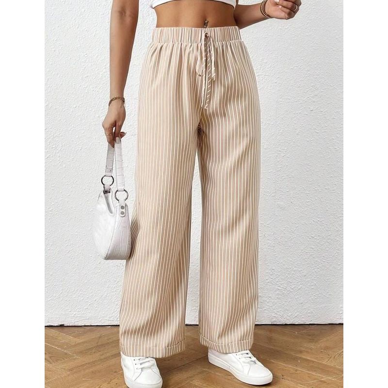GENERICO - Pantalon Palazzo Rayas con Bolsillo